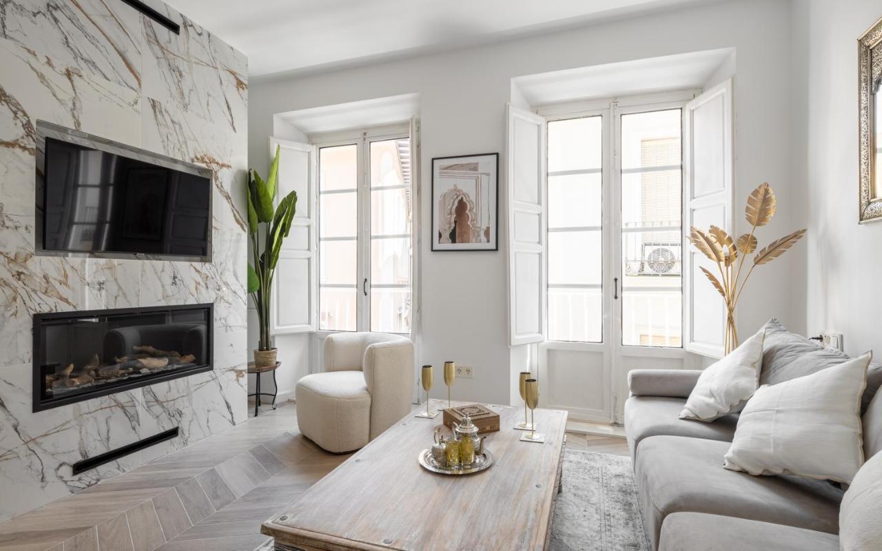 Arabica Suites - Lujosa Vivienda Con Suites Chimeneas En Granada - Centro Eksteriør billede